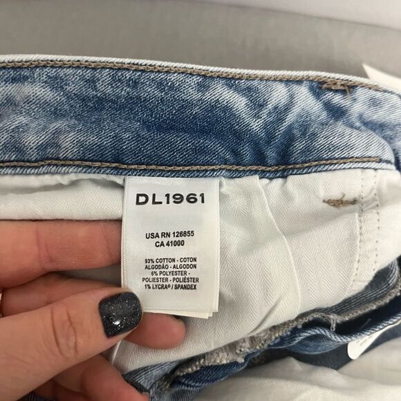 DL1961 Women's Patti Straight High Rise Vintage Ankle Jeans NWT Size 18W - Picture 5 of 11